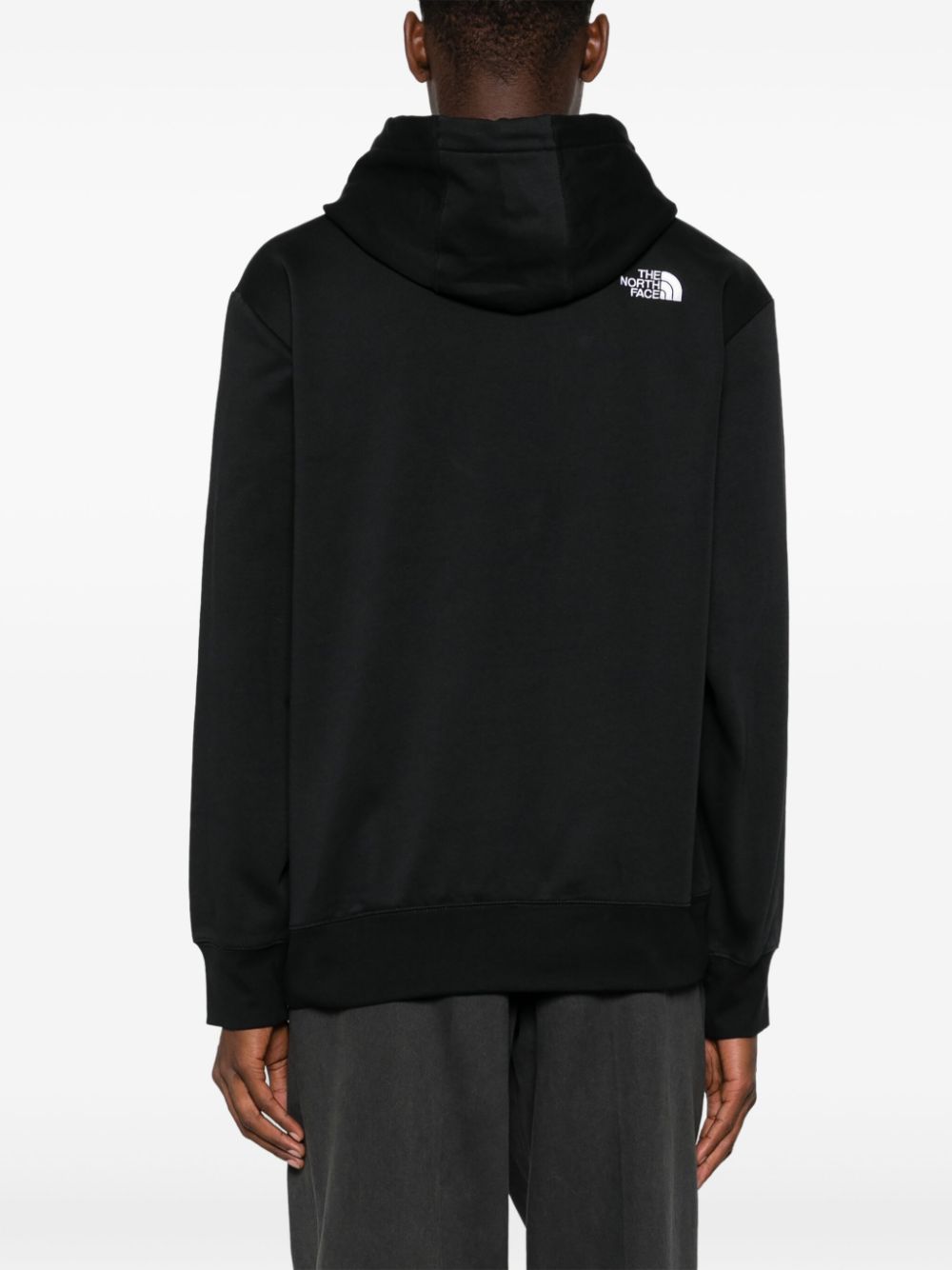 Shop The North Face Embroidered-logo Hoodie In Black