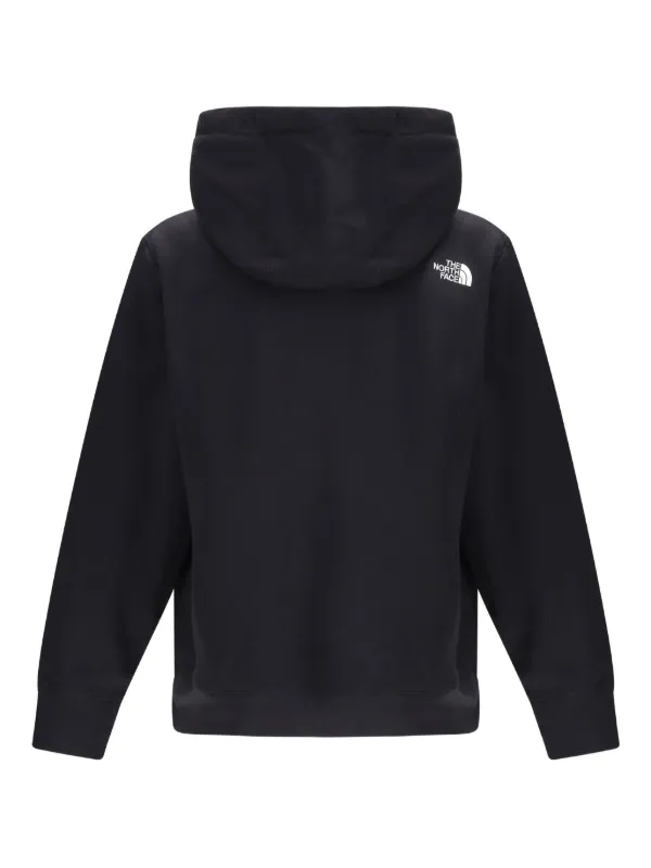 【関税&送料込】The North Face Black Hoodie With Logo The North Face embroidered-logo Hoodie | Black | FARFETCH
