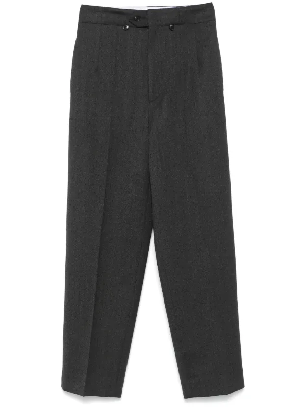 Victoria Beckham High-waist Tapered-leg Trousers in Grey