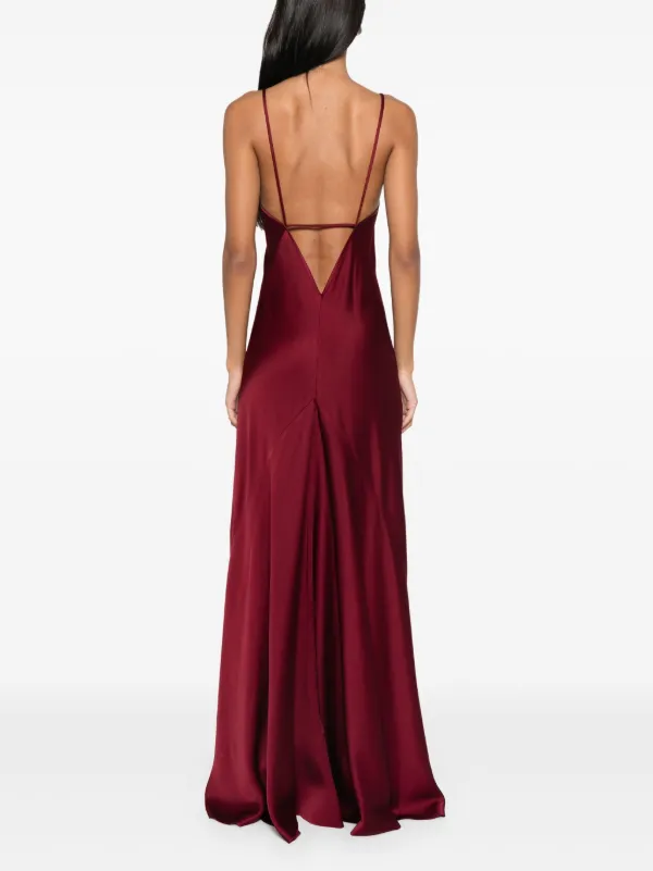 Victoria Beckham Cami Maxi Dress | Red | FARFETCH