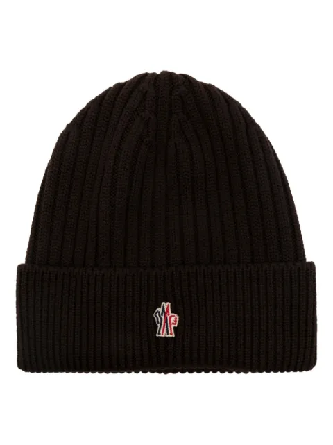 Moncler Grenoble logo-appliqué beanie