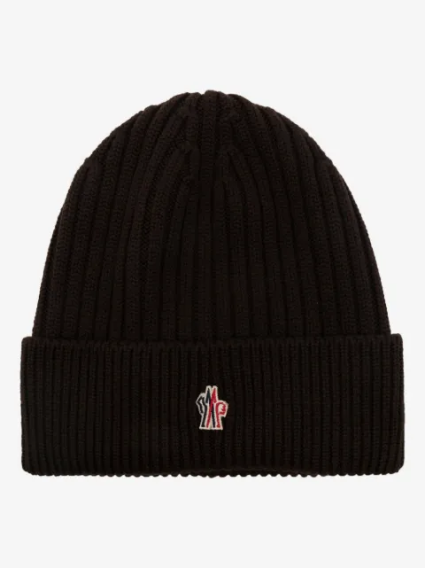 Moncler Grenoble logo-appliqué beanie