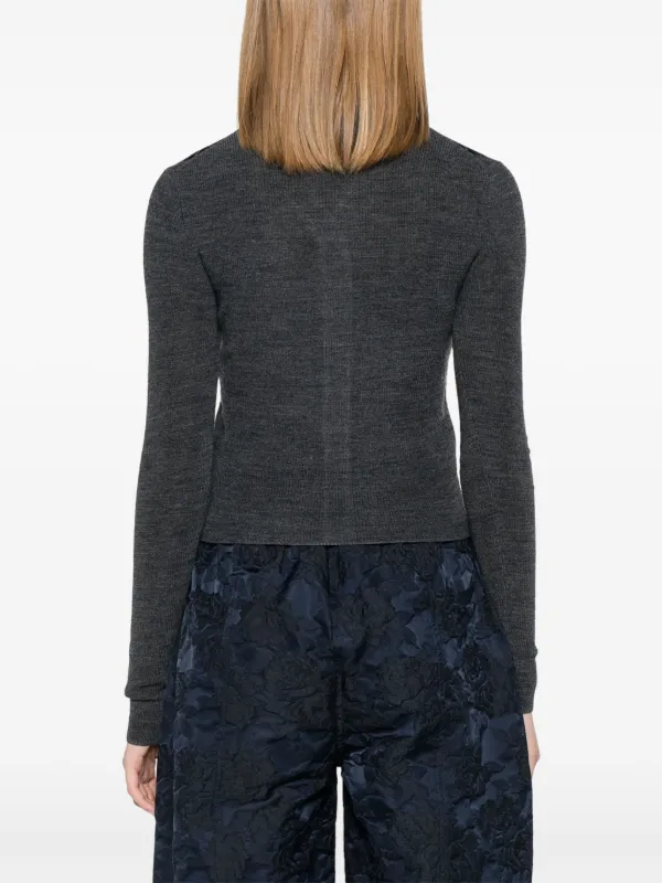 GANNI ダークグレー 長袖カーディガン GANNI（ガニー）カーディガン - FARFETCH