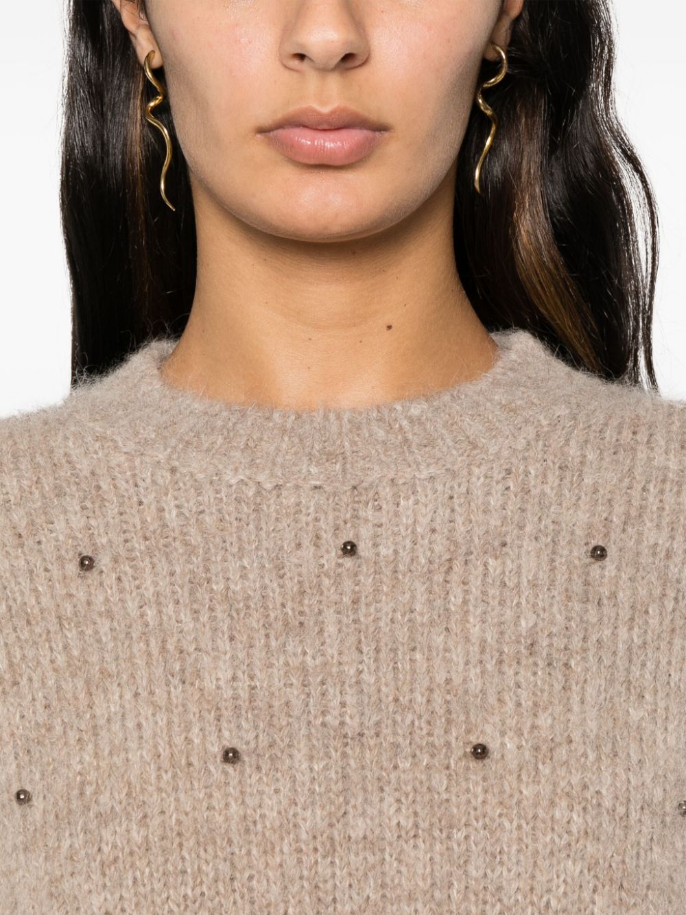 Brunello Cucinelli bead-detail sweater Women