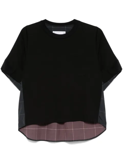 sacai تيشيرت متباين الألوان