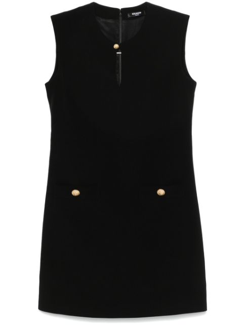 Balmain crepe mini dress Women