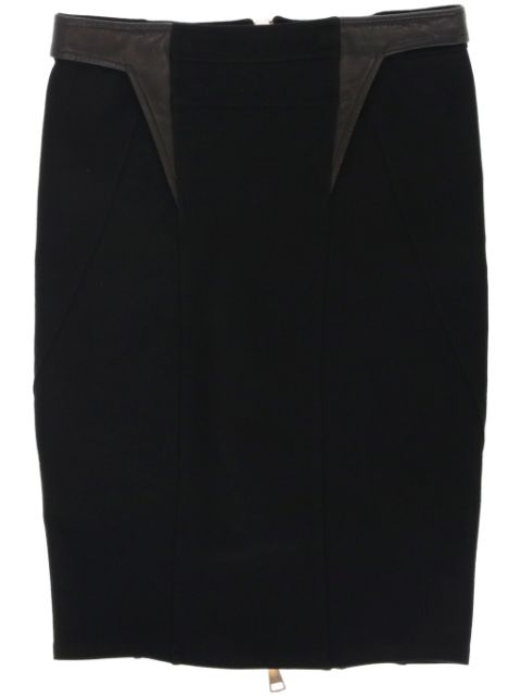 Givenchy 2010s panelled mini skirt Women