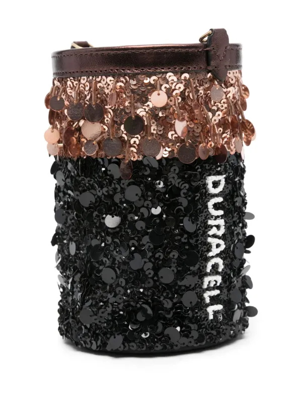 Anya Hindmarch Mini Duracell Bucket Bag | Black | FARFETCH