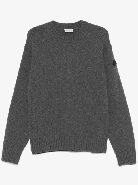 Moncler logo-patch sweater