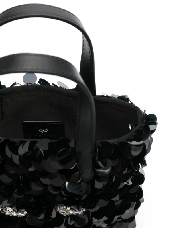 Anya Hindmarch Eyes ハンドバッグ ミニ | ブラック | FARFETCH JP Anya Hindmarch Eyes ハンドバッグ ミニ | ブラック | FARFETCH JP