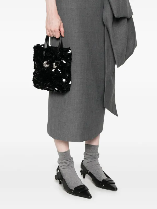 Anya Hindmarch Eyes ハンドバッグ ミニ | ブラック | FARFETCH JP