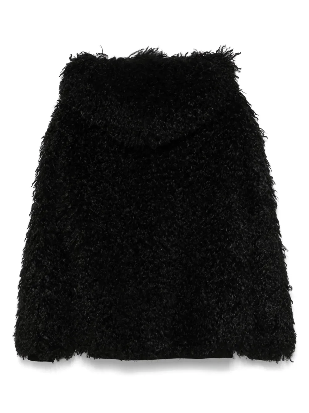 MSGM faux-shearling jacket - Zwart
