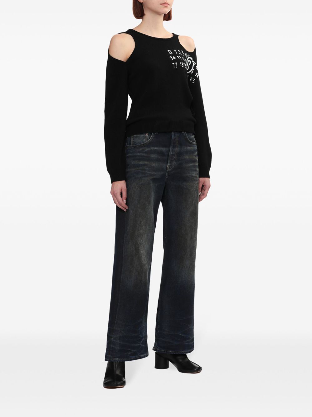 MM6 Maison Margiela numbers-print sweater Women