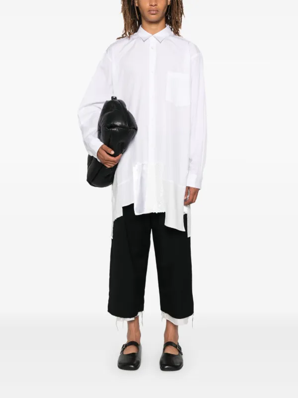 Comme Des Garçons Homme Plus sequin-embellished Shirt White