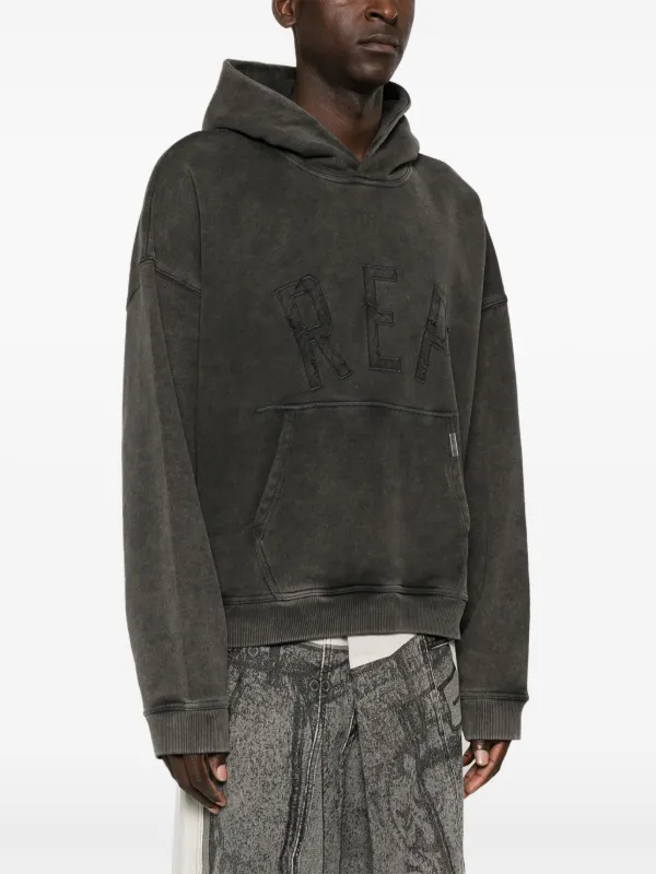 Represent Rep Appliqué Hoodie | Grey | FARFETCH