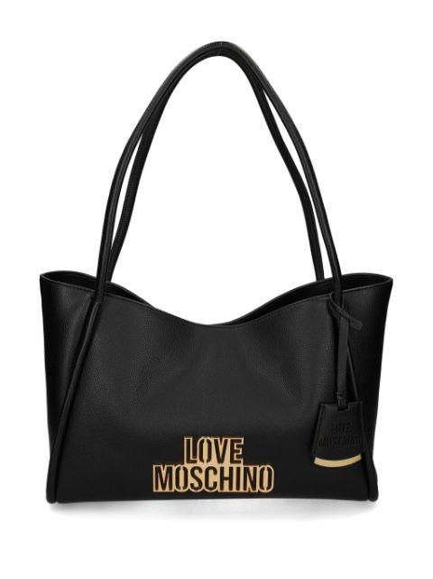 Love Moschino logo-applique tote bag Women