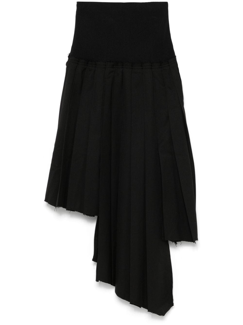 pleated midi skirt