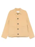 AMI Paris brushed shirt jacket - Neutrals