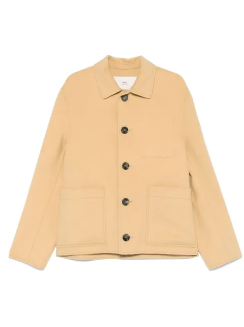 AMI Paris sobrecamisa con parche del logo
