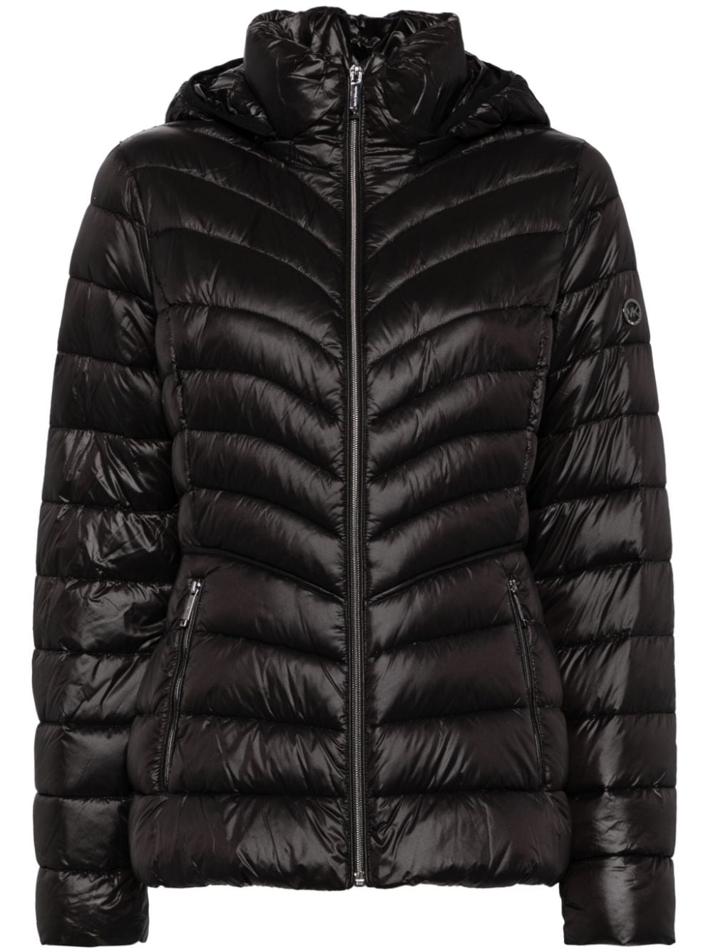 MICHAEL MICHAEL KORS CHEVRON PACKABLE JACKET 