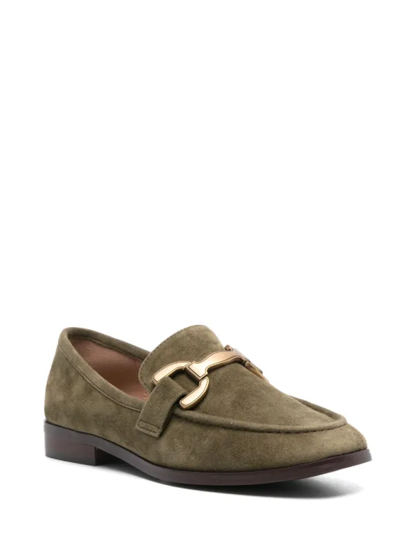Bibi Lou Vela Loafers | Green | FARFETCH