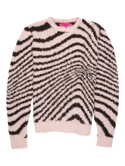 The Elder Statesman zebra-print sweater