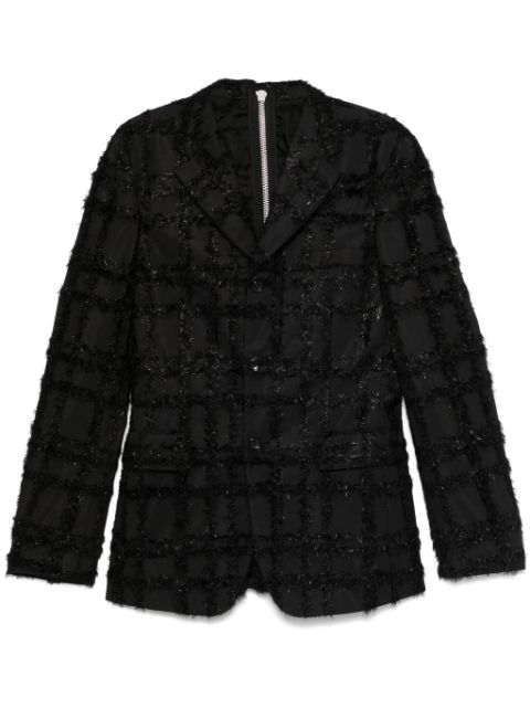 Comme des Garcons Homme Plus fil-coupe effect blazer Men