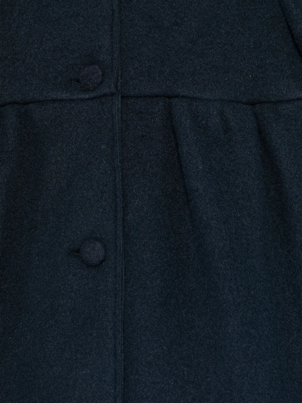 Il Gufo Button-up flared jas Blauw