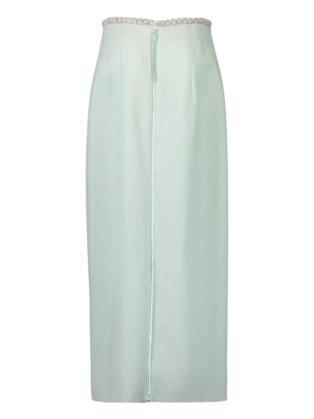 Adam Lippes Perry verfraaide midi-rok - Groen