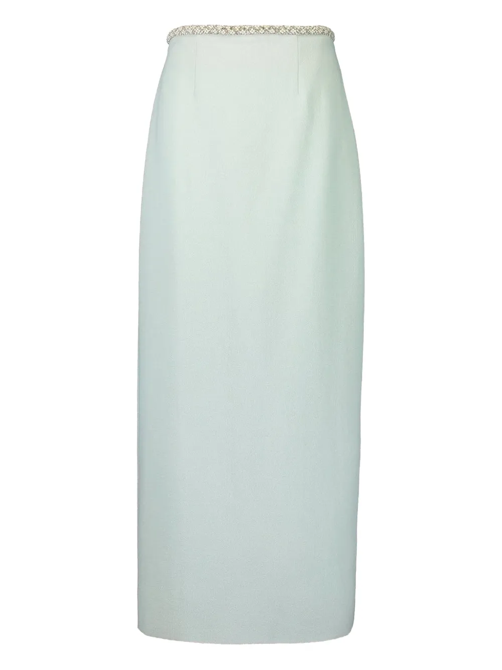 Adam Lippes Perry Embellished Midi Skirt In White
