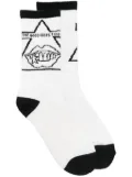 sacai The Good Vibes socks - White