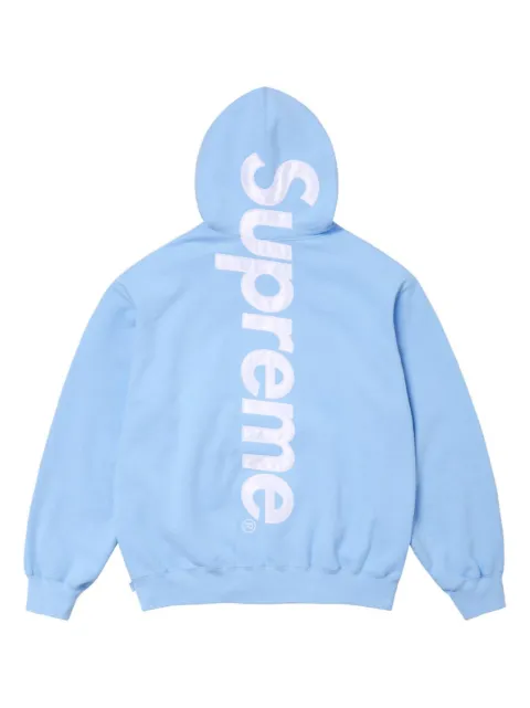 Supreme 새틴 아플리케 후디