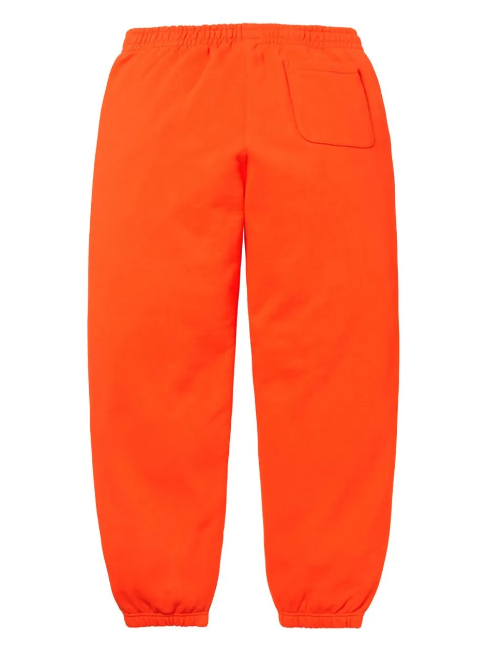Supreme Katoenen trainingsbroek met satijnen applicatie Oranje