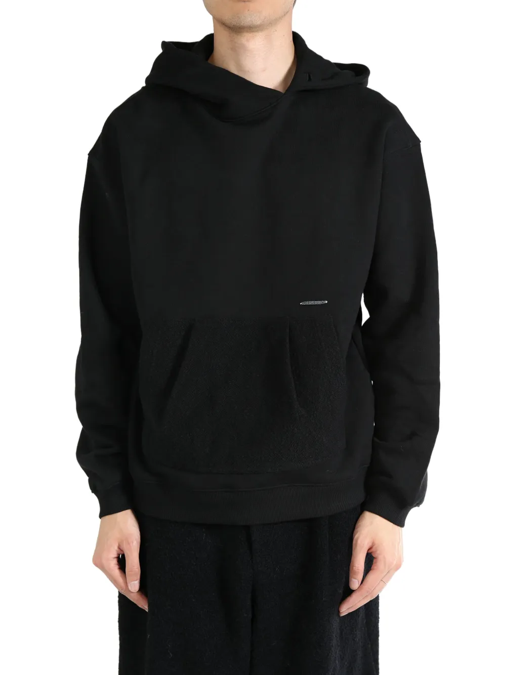 Ader Error cotton hoodie | Black | Image 1