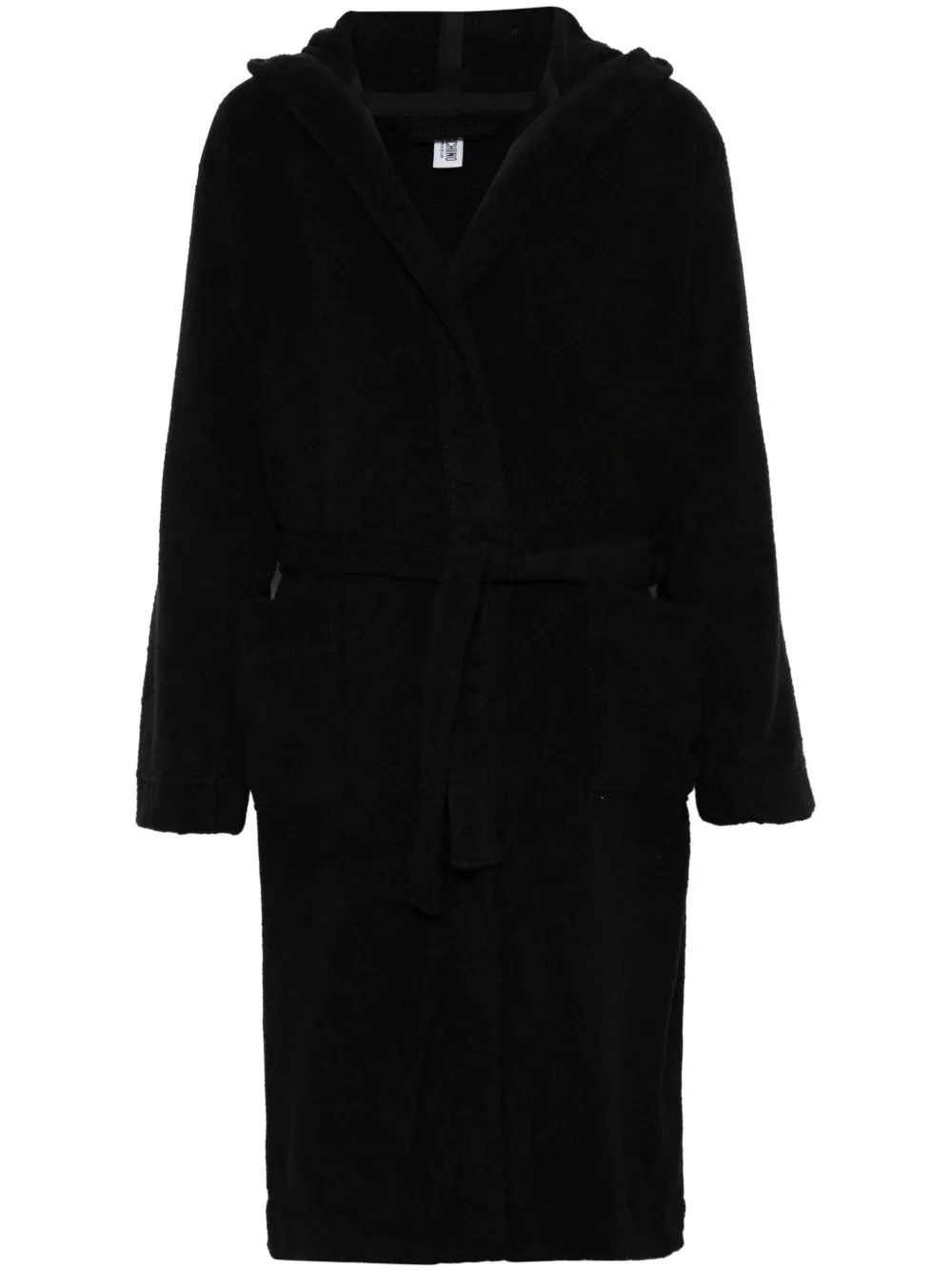 Moschino toweling bath robe | Black | Image 1