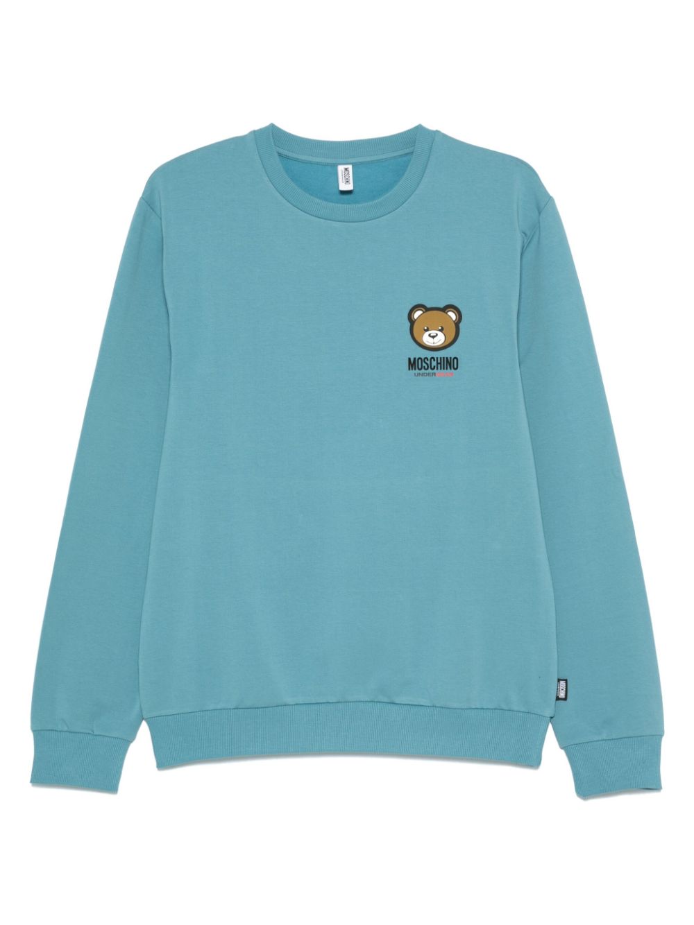 Moschino Sweater met teddybeer-applicatie Blauw