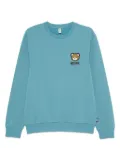 Moschino Teddy Bear-appliqué sweatshirt - Blue