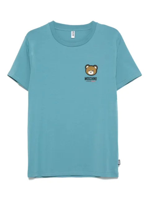Moschino playera con aplique Teddy Bear