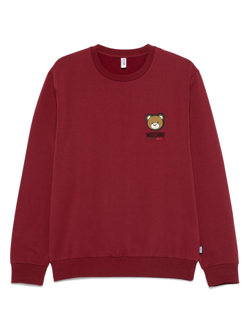 Moschino Sweater met teddybeer-applicatie Rood