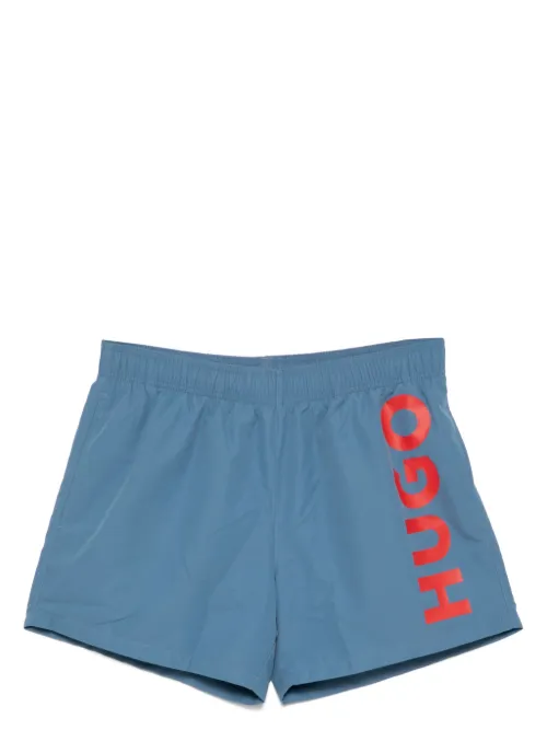 Short de bain à logo imprimé - BOSS - Modalova