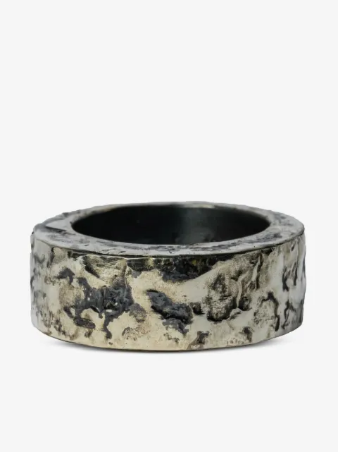 Parts of Four 10kt white gold Crescent Crevice ring