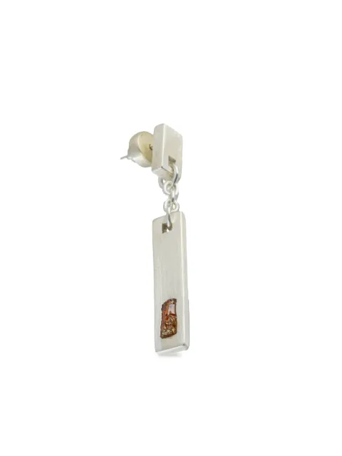 Parts of Four plate dangle single earring