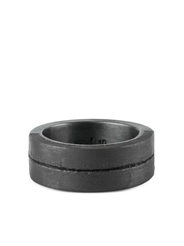Parts of Four - Sistema Ring (4-Hole, 9mm, da+pa) Dirty Sterling + Polished Sterling Silver / 10