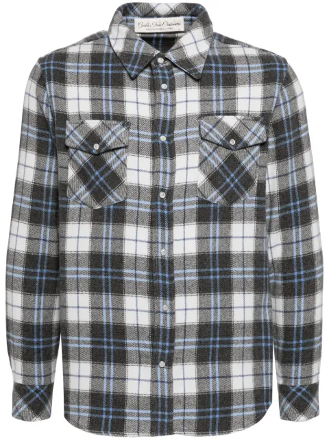 GOD'S TRUE CASHMERE قميص بنقش كاروهات