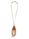 GOD'S TRUE CASHMERE Talisman necklace - Brown