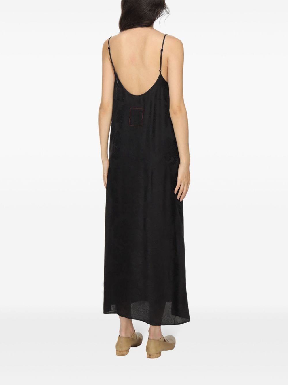 Shop Uma Wang Anaya Maxi Dress In 黑色