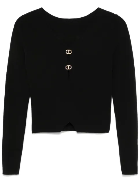 TWINSET cut out-detail sweater