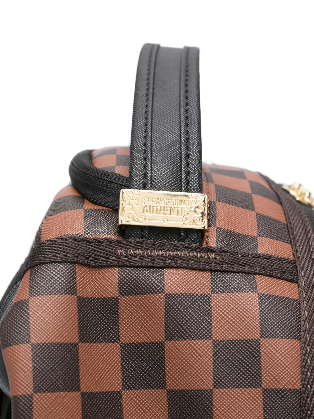 Sprayground Shark In Paris Lenticular Chomp Backpack In Brown