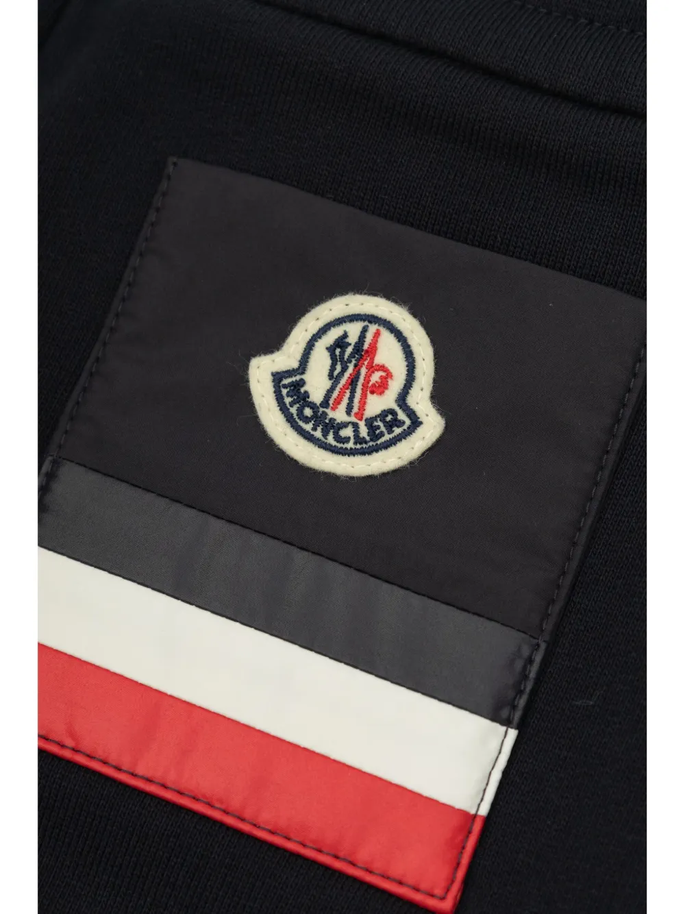 Moncler Enfant Trainingsbroek met logo-applicatie Zwart