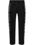 Moncler logo-embroidered track pants - Black